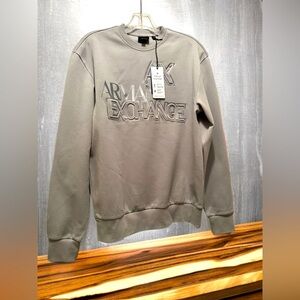 NWT Armani Exchange Men’s Long Sleeve Crew Neck Pullover Shirt Casual Top
